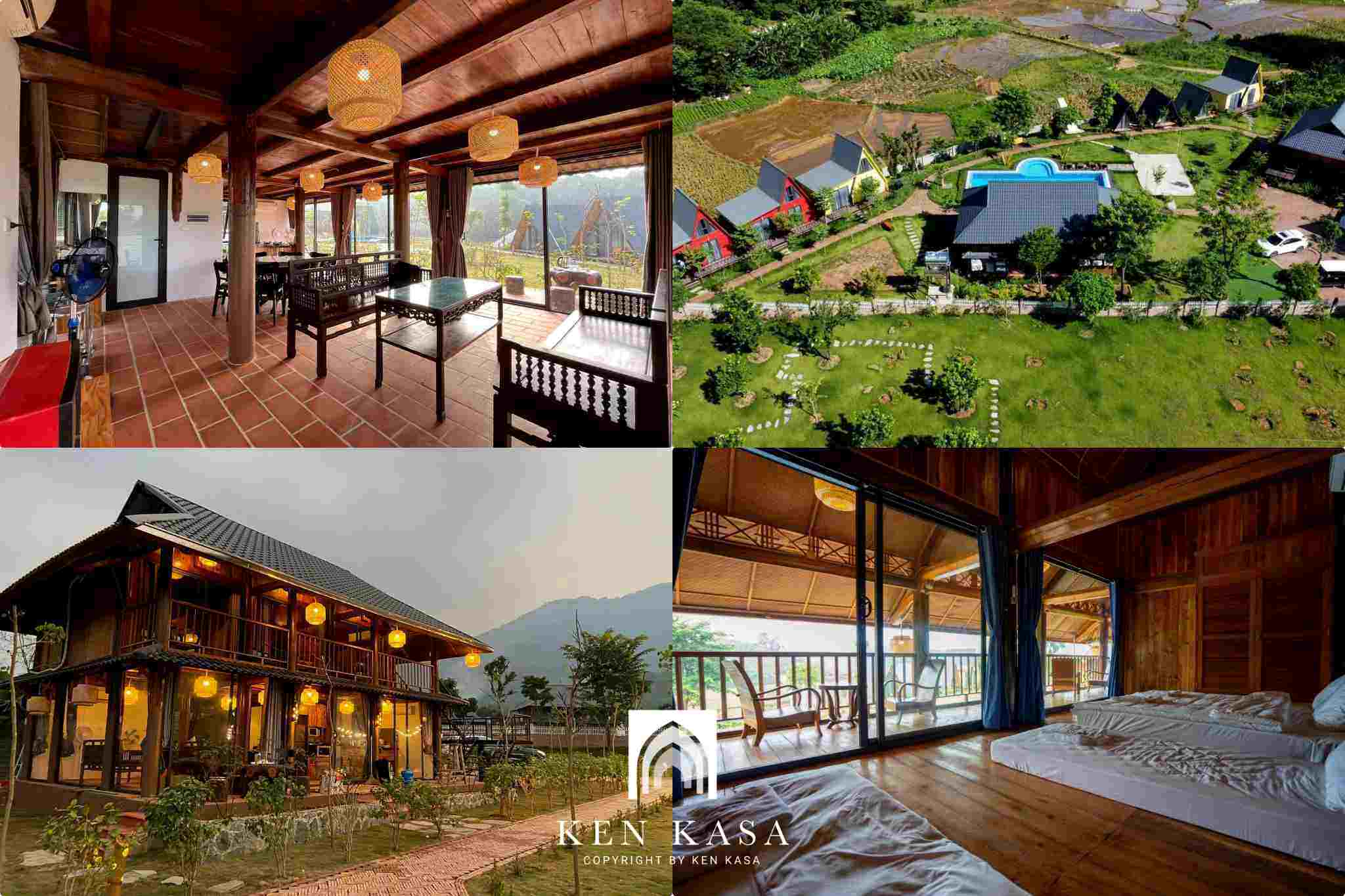 Mẫu nhà sàn homestay đẹp Hoa Ban Lương Sơn 